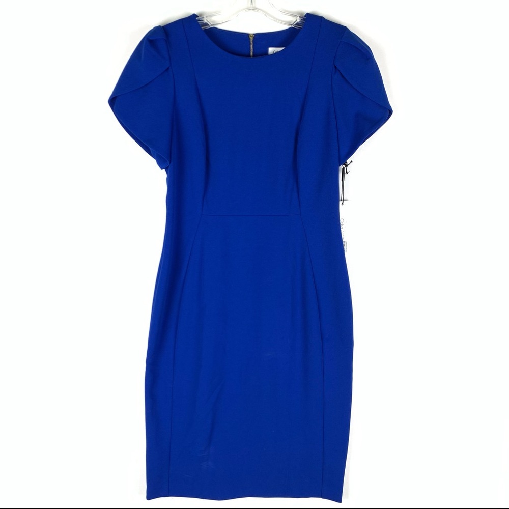Calvin Klein blue career dress